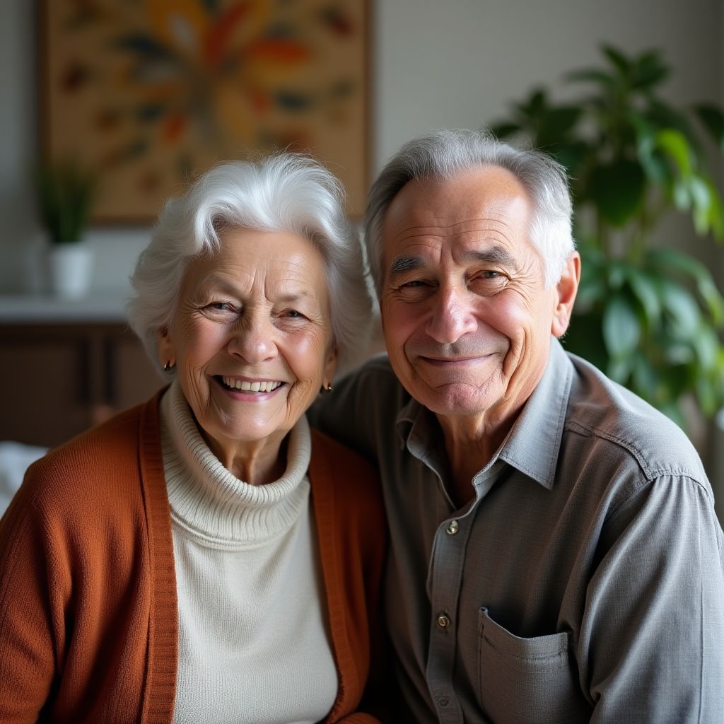 Javier y Elena Suárez, familia